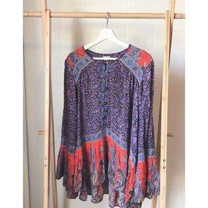 Urban Outfitters bell-sleeve bohemian top